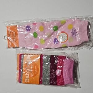 NWT 2 Pairs BabyLegs Girls Socks Leggings Arm Leg Warmers